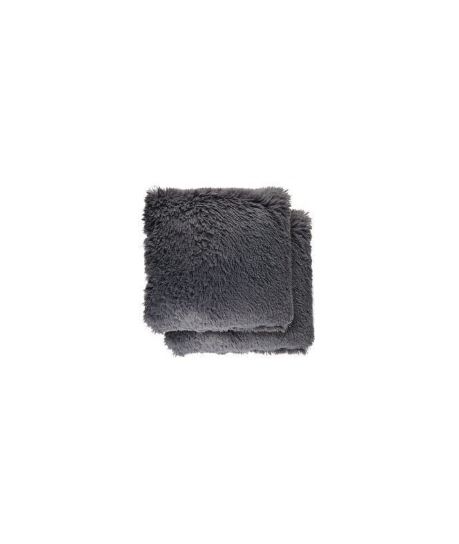 New Edge Blinds Teddy Collection Super Soft Cushion Cover in Charcoal Grey
