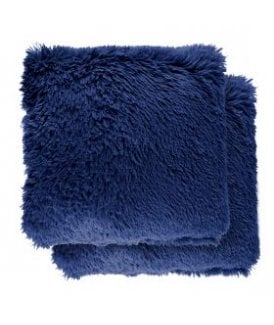 Teddy Collection Super Soft Cushion Cover in Navy