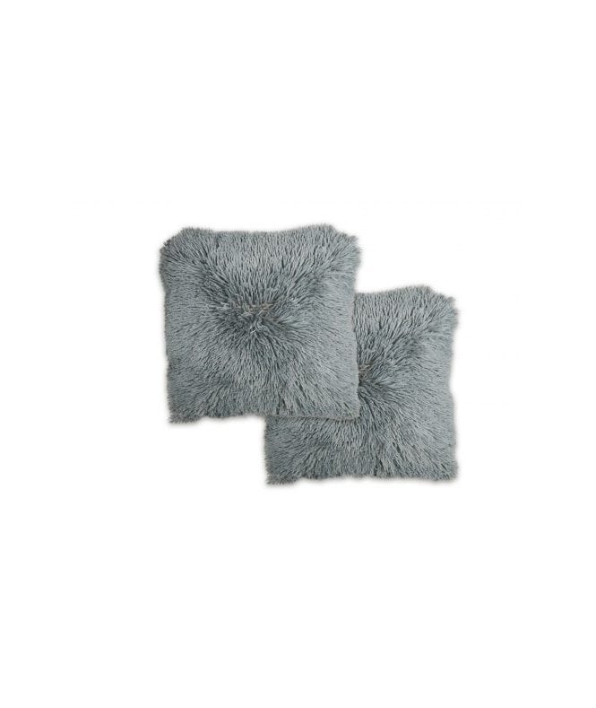 New Edge Blinds Teddy Collection Super Soft Cushion Cover in Silver