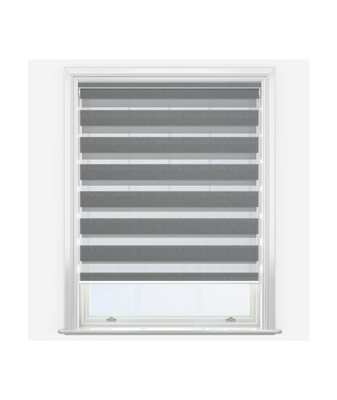 New Edge Blinds Texture Platinum Dimout Day & Night Roller Blind