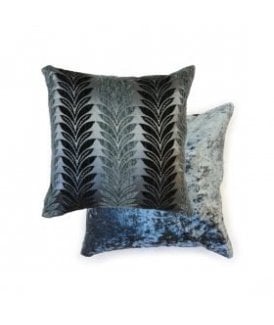 Trellis Collection Cushion Cover in Charcoal