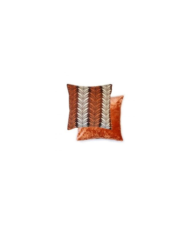 New Edge Blinds Trellis Collection Cushion Cover in Orange