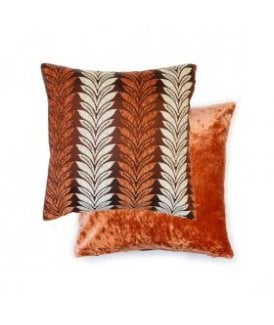Trellis Collection Cushion Cover in Orange