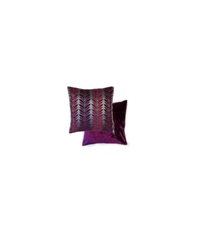 New Edge Blinds Trellis Collection Cushion Cover in Plum