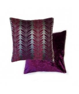 Trellis Collection Cushion Cover in Plum