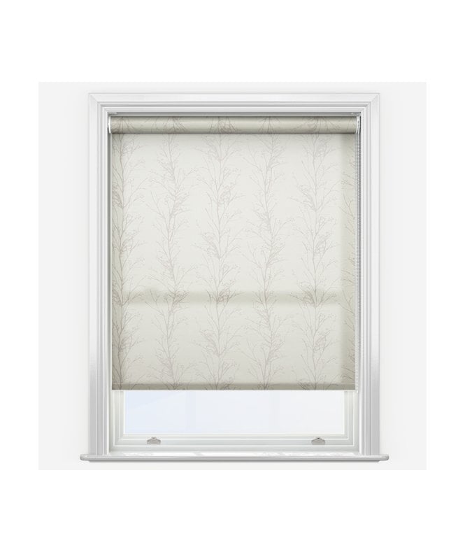 New Edge Blinds Treviso Ecru Made to Measure Dimout Roller Blind