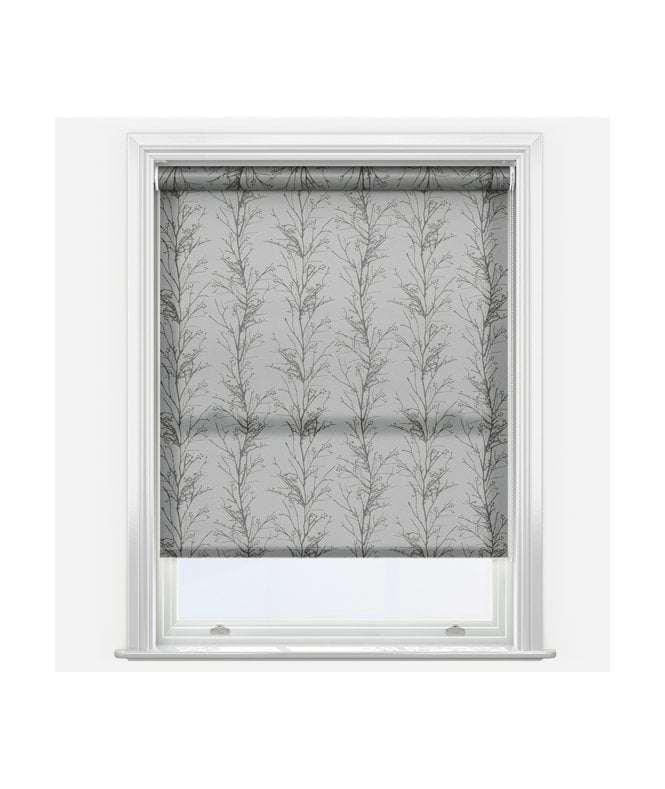 New Edge Blinds Treviso Graphite Made to Measure Dimout Roller Blind