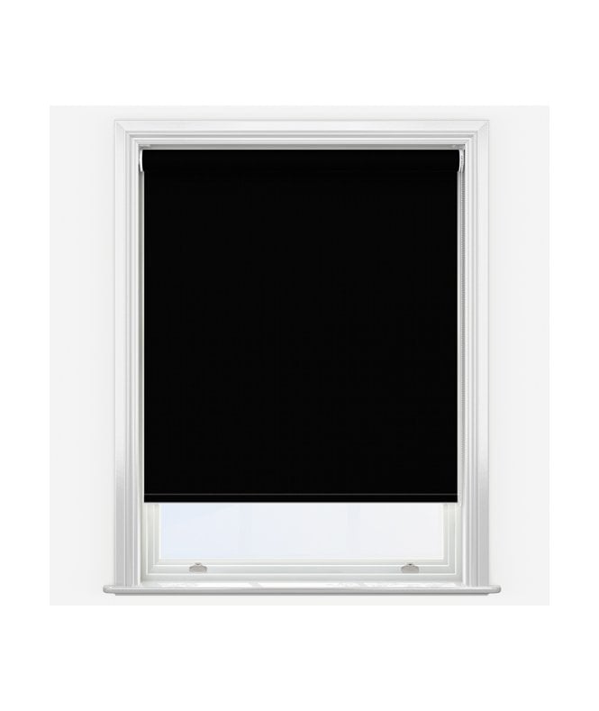 New Edge Blinds Unilux Black Made to Measure Blackout Roller Blind