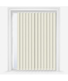 Unilux Cream Custom Made Blackout Vertical Blind