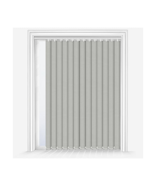 New Edge Blinds Unilux Grey Custom Made Blackout Vertical Blind
