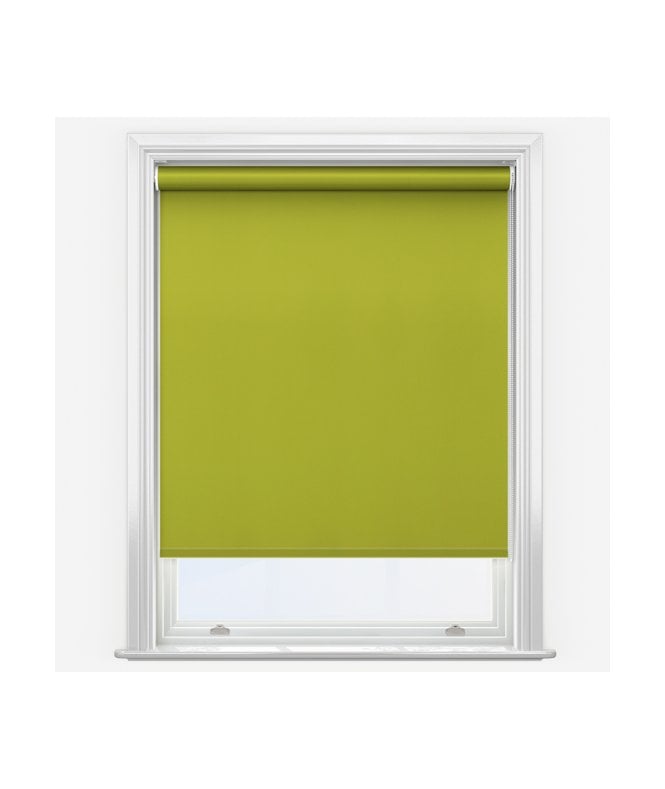 New Edge Blinds Unilux Lime Made to Measure Blackout Roller Blind