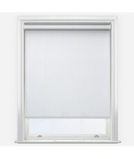 United Glitz White Made to Measure Blackout Roller Blind