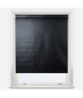 United Luxor Black Made to Measure Blackout Roller Blind