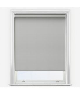 United Luxor Grey Made to Measure Blackout Roller Blind