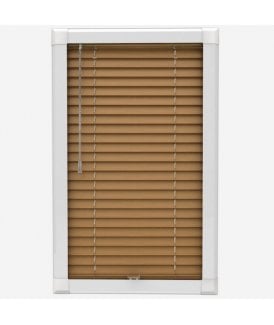 Warm Oak Wooden Venetian Perfect Fit Blinds