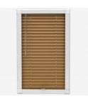 Warm Oak Wooden Venetian Perfect Fit Blinds