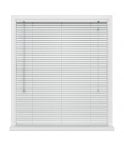 White Aluminium Venetian Blinds 152cm Drop (25mm Slats)