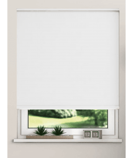 White Blackout Roller Blind (170cm Drop)