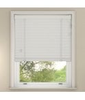 White  Faux Wood Made To Measure Venetian Blind With Tapes