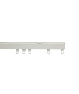 White Fineline Aluminium Curtain Track