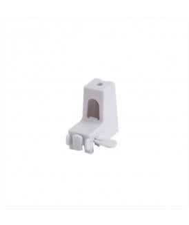 White Keylock Supports For Streamline Curtain Tracks