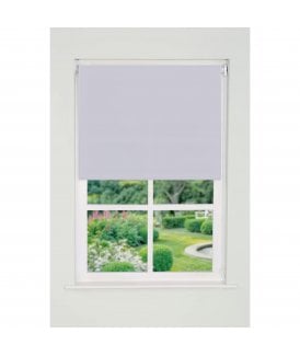 White Plain Straight Edge Daylight Roller Blind (165cm Drop)