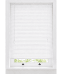 White PVC Venetian Blind 152cm Drop (25mm Slats)