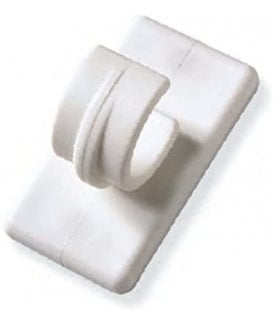 White Self Adhesive Stick On Centre Supports