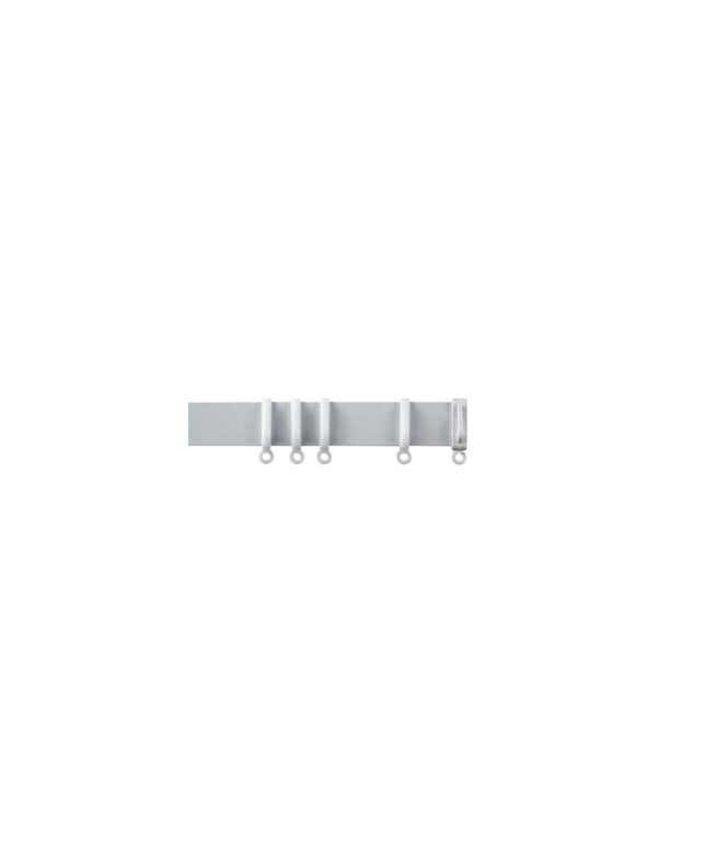 New Edge Blinds White Straight Aluminium Curtain Track