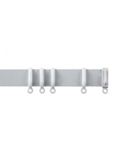 White Straight Aluminium Curtain Track