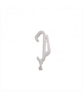 White Streamline Curtain Gliders