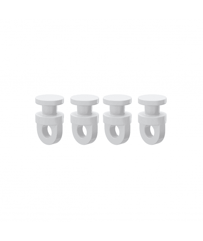 New Edge Blinds White Styleline Curtain Track Gliders