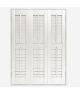 Wood Impressions Eggshell White Shutter