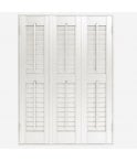 Wood Impressions Eggshell White Shutter