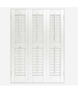 Wood Impressions Silk White Shutter