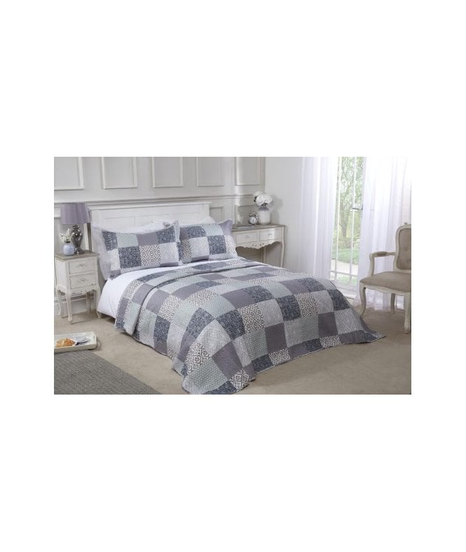 New Edge Blinds Worcester Collection Patchwork Bedspread Set