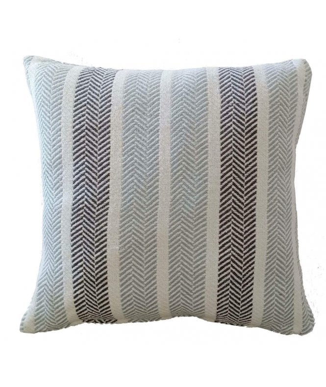 New Edge Blinds Zara Pure Cotton Cushion Cover in Grey, 43 x 43cm