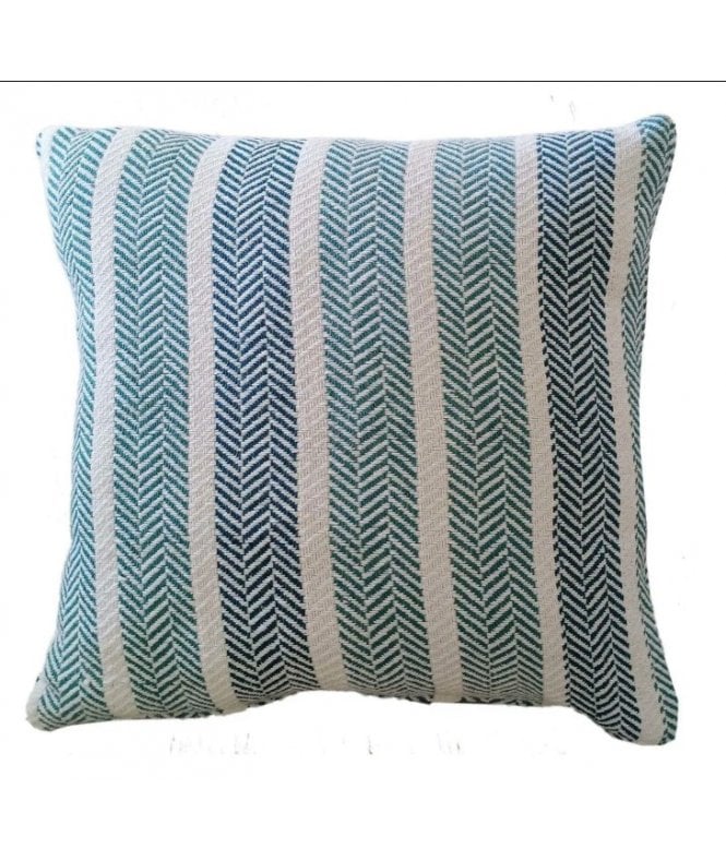 New Edge Blinds Zara Pure Cotton Cushion Cover in Teal, 60 x 60cm