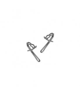 Zinc Chrome Curtain Hooks