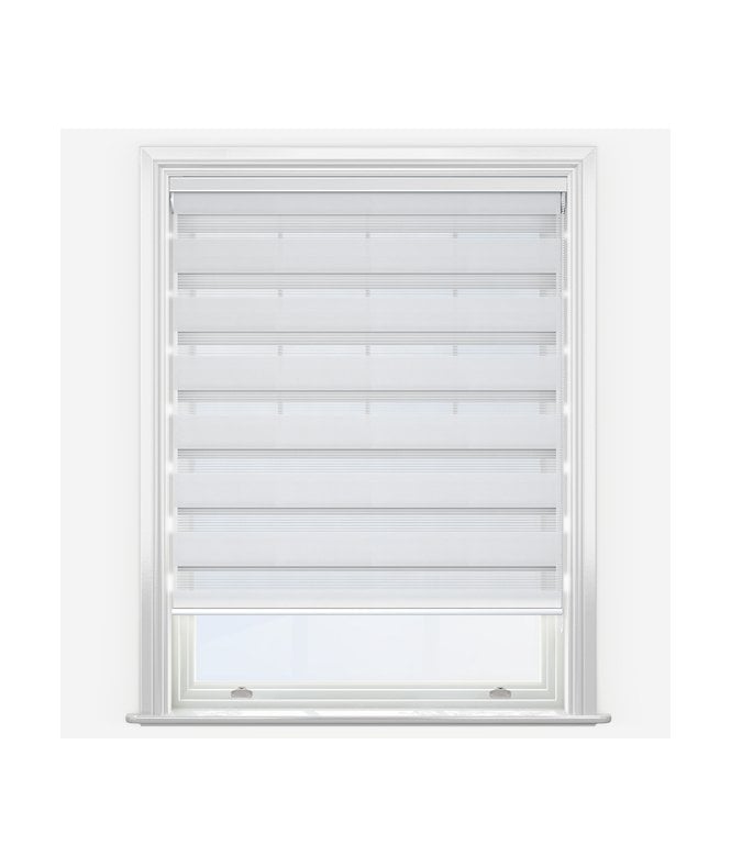 NewEdgeBlinds Pistachio Day And Night Roller Blinds Zebra Vision Roller Dual Layer 140cm Drop