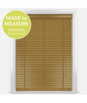 Pure Wood Warm Oak Venetian Blinds With Tapes