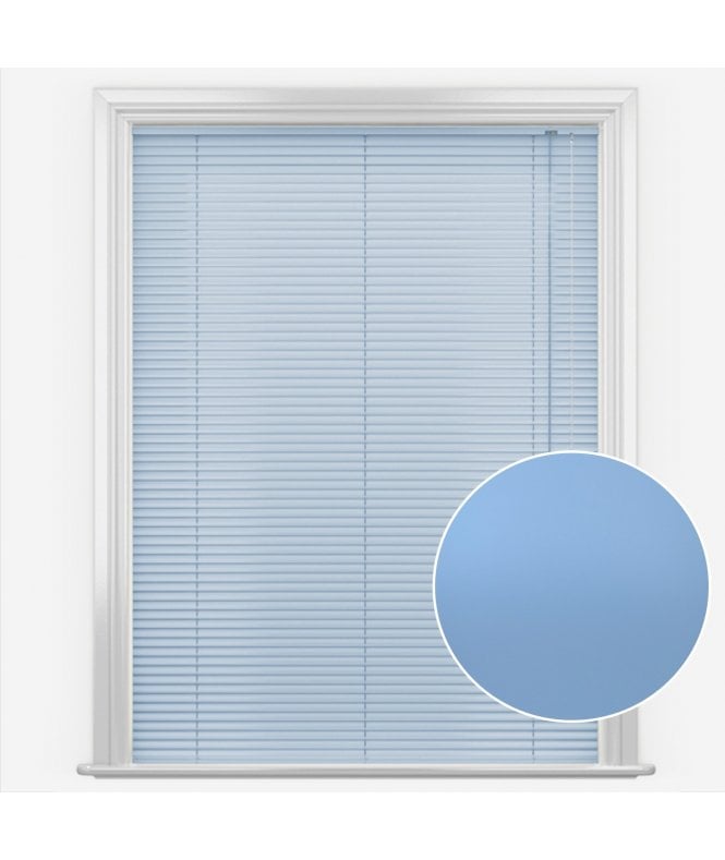 San Francisco Aqua Made to Measure Aluminium Venetian Blinds 25mm Slats