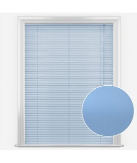 San Francisco Aqua Made to Measure Aluminium Venetian Blinds 25mm Slats