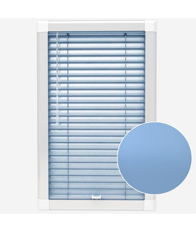 San Francisco Aqua Made To Measure Perfect Fit Aluminium Venetian Blinds 25mm Slats