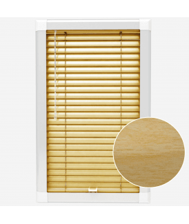 San Francisco Birch Made To Measure Perfect Fit Aluminium Venetian Blinds 25mm Slats