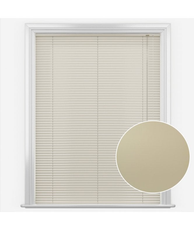 San Francisco Brushed Sand Made to Measure Aluminium Venetian Blinds 25mm Slats
