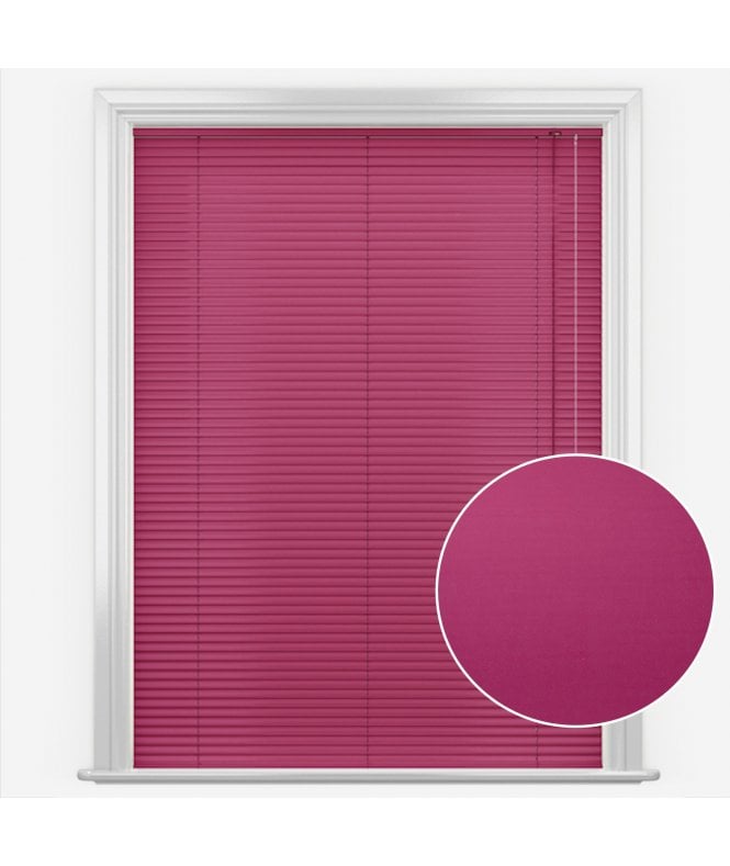 San Francisco Cerise Made to Measure Aluminium Venetian Blinds 25mm Slats