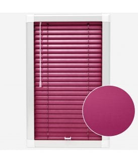 San Francisco Cerise Made To Measure Perfect Fit Aluminium Venetian Blinds 25mm Slats