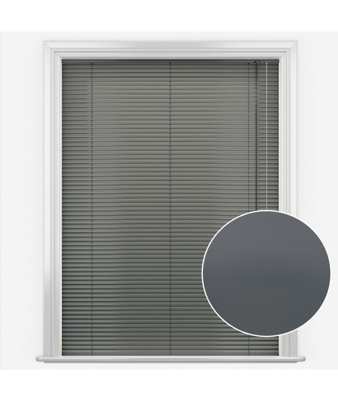 San Francisco Cool Grey Made to Measure Aluminium Venetian Blinds 25mm Slats