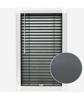 San Francisco Cool Grey Made To Measure Perfect Fit Aluminium Venetian Blinds 25mm Slats
